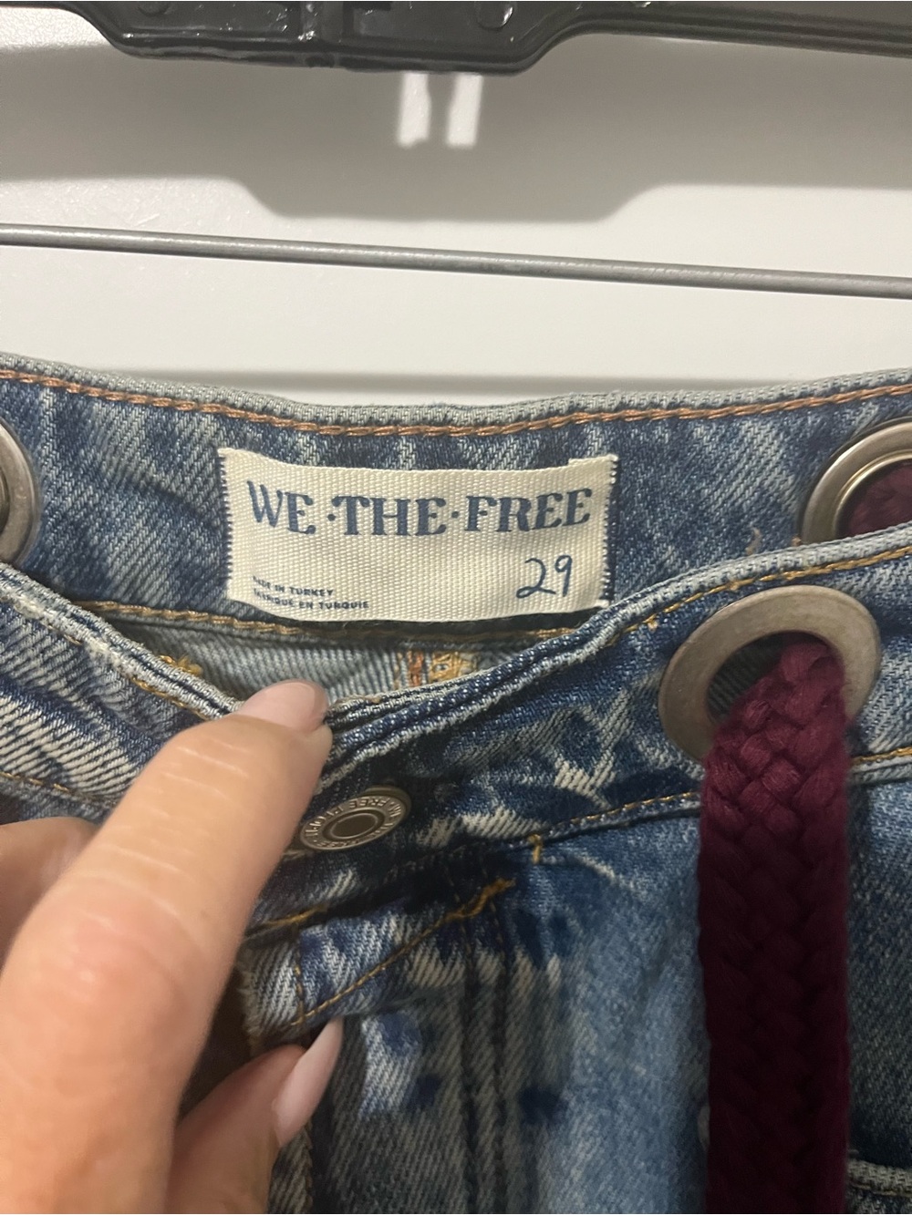 Free People Low Slung Moxie Barrel Jeans - Picture 5 of 5